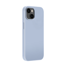 Coque antichoc en gel de silicone doux pour Apple iPhone 14, Bleu Lilas