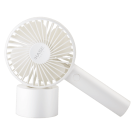 Case Mini Portable Fan, Bright White