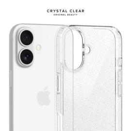 Coque hybride &eacute;tincelante invisible GEN 2.0 83% de plastique recycl&eacute; pour Apple iPhone 16 Plus, Transparente