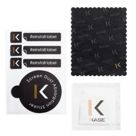 Protection d'écran en verre trempé (100% de surface couverte) pour Apple iPhone 13/ 13 Pro/ 14, Noir