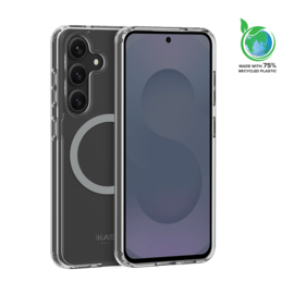 Coque antichoc magn&eacute;tique invisible Fabriqu&eacute; Avec du 75% Plastique Recycl&eacute; pour Samsung Galaxy S25+ 5G, Transparente