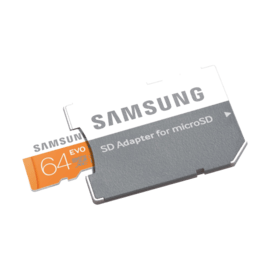 Micro SD EVO 64 Go + adaptateur SD