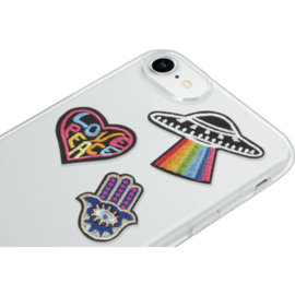 Case Funky Embroidered Stickers