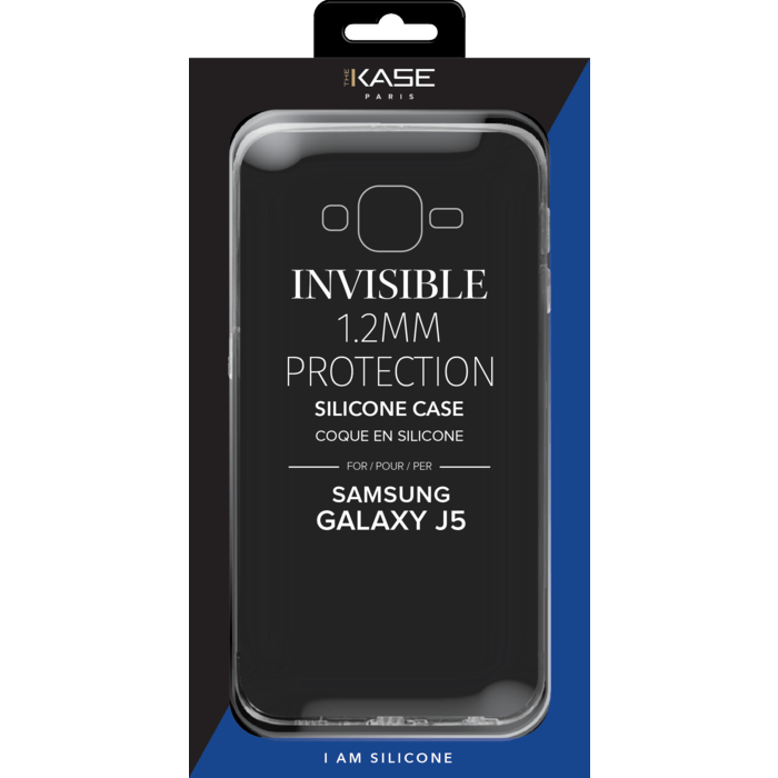 Coque Slim Invisible pour Samsung Galaxy J5 1,2mm, Transparent