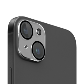 Protecteur d'objectif d'appareil photo en cristal acrylique pour Apple iPhone15/14 Plus, transparent