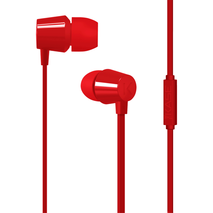 K In-ear Headphones, Fiery Red