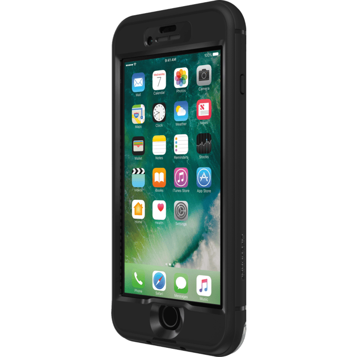 Étui imperméable étanche à la vie Nüüd pour Apple iPhone 7 Plus, noir