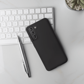 Coque en Gel de Silicone Doux pour Samsung Galaxy S21 FE 5G, Noir satin