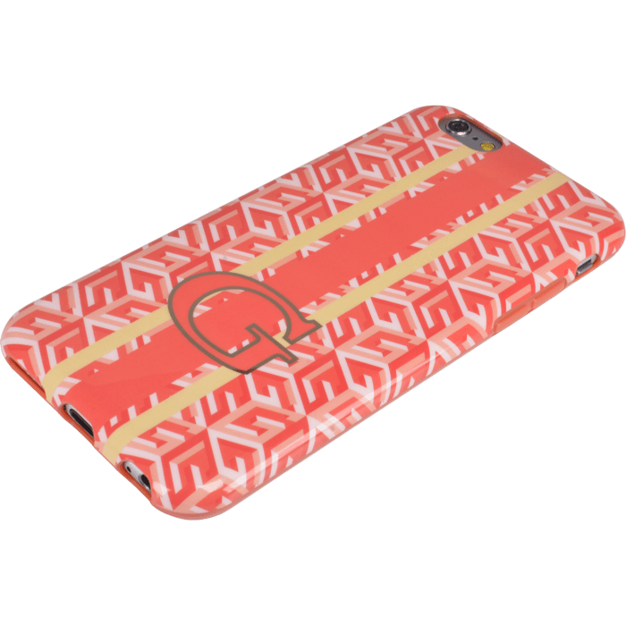 Guess G-Cube Coque pour Apple iPhone 6/6s, Orange