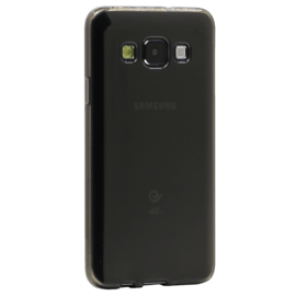 Coque silicone pour  Samsung Galaxy A3, Gris Transparent