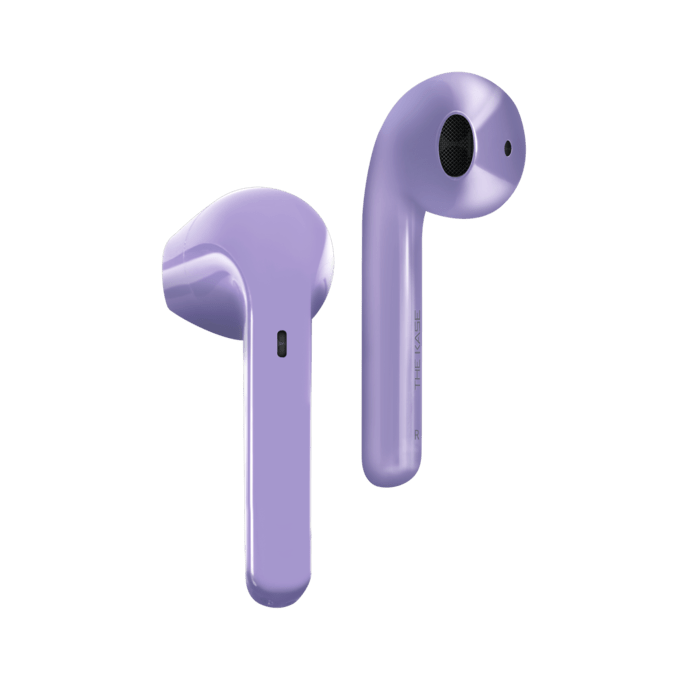 Écouteurs sans fil Sonik Lite On-Ear avec boîtier de chargement, Violet pastel