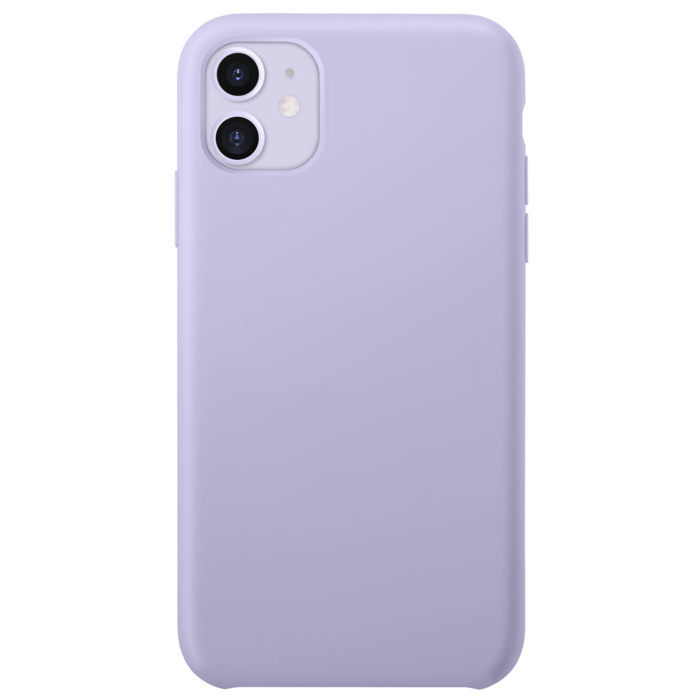 Coque en Gel de Silicone Doux pour Apple iPhone 11, Violet Lilas