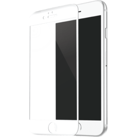 Protection d'&eacute;cran en verre tremp&eacute; Bord &agrave; Bord Incurv&eacute; pour Apple iPhone 6/6s, Blanc