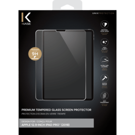 Protection d'&eacute;cran premium en verre tremp&eacute; pour Apple iPad Pro 12.9-inch 3rd/4th/5th Generation, Transparent