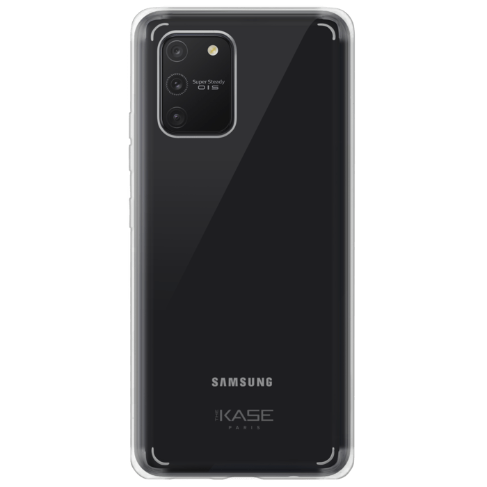 Coque hybride invisible pour Samsung Galaxy S10 Lite, Transparente