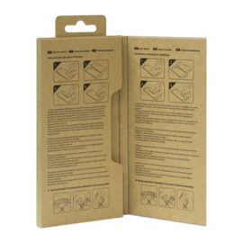 Protection d&rsquo;&eacute;cran antibact&eacute;rienne en verre tremp&eacute; ultra-r&eacute;sistant &agrave; bords incurv&eacute;s (60% verre tremp&eacute; recycl&eacute;) pour Apple iPhone 16 Plus, Noir