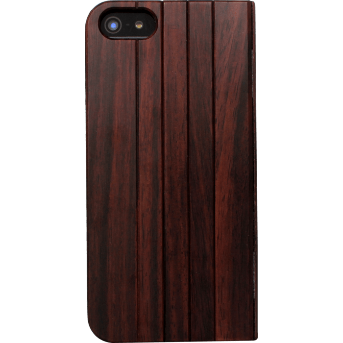 Coque Clapet pour Apple iPhone 5/5s/SE, Bois Naturel de Rosewood