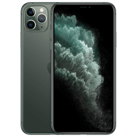 Case iPhone 11 Pro Max reconditionné 512 Go, Vert nuit, débloqué