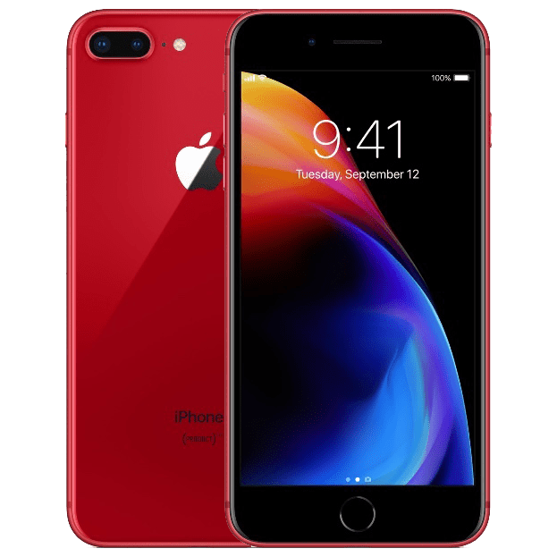 iPhone 8 Plus reconditionné 256 Go, Rouge, SANS TOUCH ID, débloqué