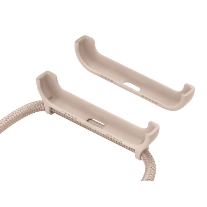 Bandouli&egrave;re d&eacute;tachable et support 2-en-1 pour Apple iPhone12 mini, Rose Sable