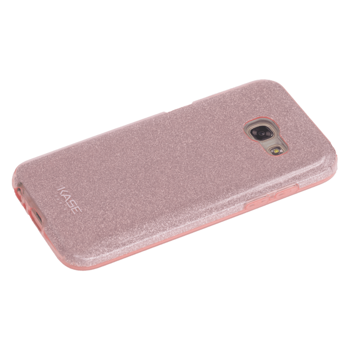 Coque slim pailletée étincelante pour Samsung Galaxy A5 (2017), Or Rose