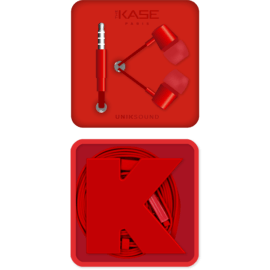 K Ecouteurs intra-auriculaires, Rouge Ardent