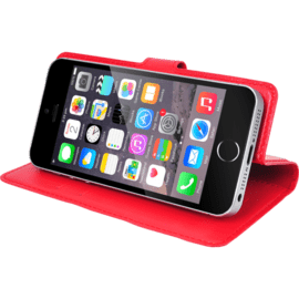 Coque clapet Universelle pour Smartphone (jusqu &agrave; 3.5 pouce), Lipstick Rouge