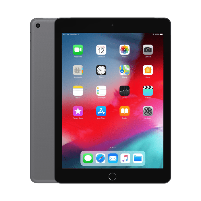 iPad (6th generation) reconditionné 32 Go, Gris sidéral, débloqué