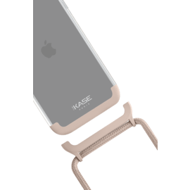 Bandoulière détachable et support 2-en-1 pour Apple iPhone12 mini, Rose Sable