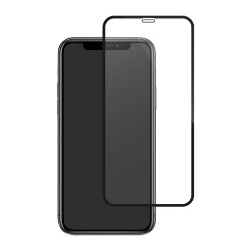 Film verre trempé 4D Noir compatible Apple iPhone 11 Pro iPhone X iPhone XS  - 1001 coques