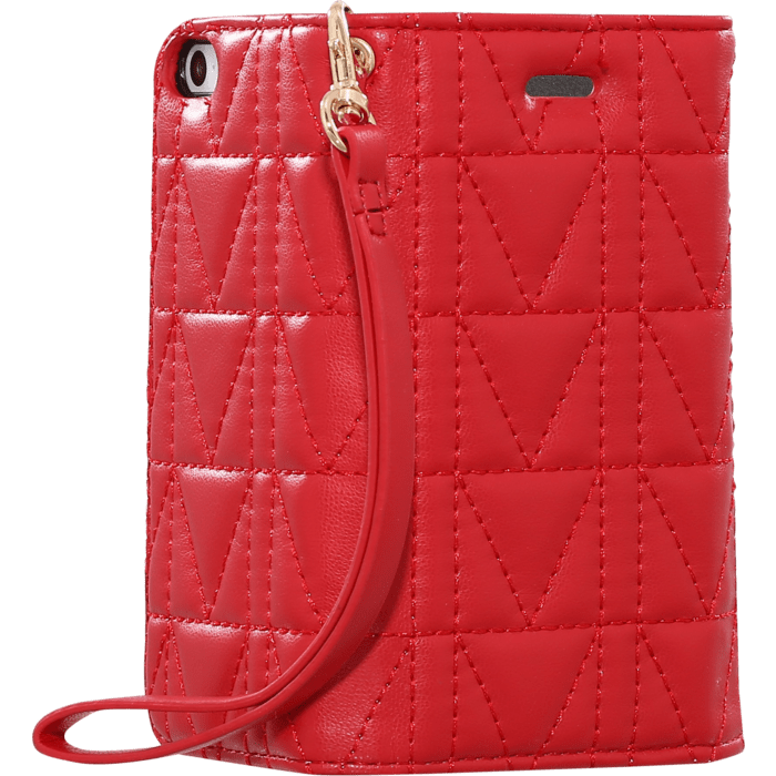 Karl Lagerfeld Kuilted Pochette pour Apple iPhone 6/6s, Rouge