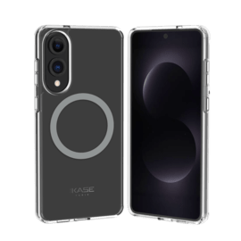 Coque antichoc magn&eacute;tique invisible Fabriqu&eacute; Avec du 75% Plastique Recycl&eacute; pour Samsung Galaxy S25 Edge 5G, Transparente