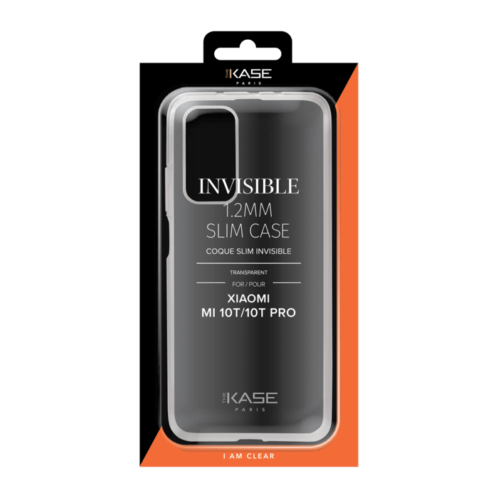 Coque Slim Invisible pour Xiaomi Mi 10T/10T Pro 1,2 mm, Transparent