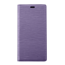 Diarycase 2.0 Etui à rabat en cuir véritable avec support magnétique pour Apple iPhone 11, Violet Lilas