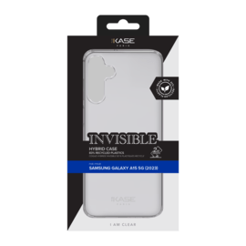Coque hybride invisible fabriquée à 83 % de plastique recyclé pour Samsung Galaxy A15 5G 2023, transparente
