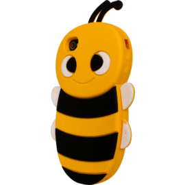 Coque pour Apple iPhone 4/4S, silicone Abeille Jaune