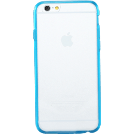 Coque slim transparente pour Apple iPhone 6/6s, Bleu