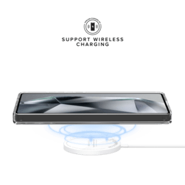 Coque hybride invisible fabriqu&eacute; avec 83% de plastique recycl&eacute; pour Samsung Galaxy S25 Ultra 5G, Transparente