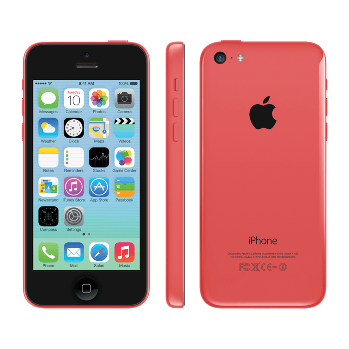 iPhone 5c reconditionné 16 Go, Rose, débloqué