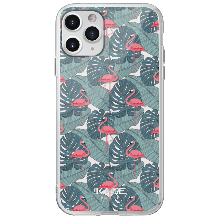 Coque hybride Flamant rose tropical pour Apple iPhone 11 Pro Max