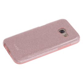 Coque slim pailletée étincelante pour Samsung Galaxy A3 (2017), Or Rose