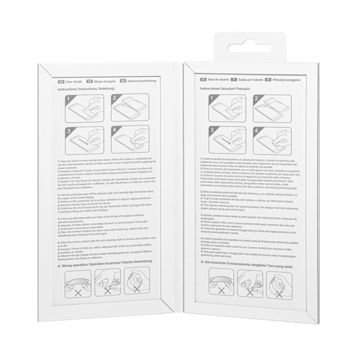 Protection d&rsquo;&eacute;cran antibact&eacute;rienne en verre tremp&eacute; ultra-r&eacute;sistant &agrave; bords incurv&eacute;s pour Apple iPhone 15 Pro Max, Noir