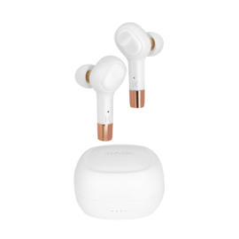 Sonik Pro In-Ear True Wireless Earpods with Charging Case, Pearl White