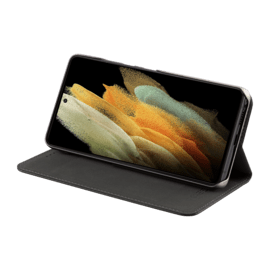 2-in-1 GEN 2.0 Magnetic Slim Wallet & Case for Samsung Galaxy S21 Ultra 5G, Black