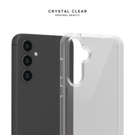 Coque hybride invisible pour Samsung Galaxy S23 FE 5G, Transparente