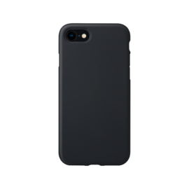Coque en silicone Noire pour iPhone SE 2022 / 2020 et 8 / 7