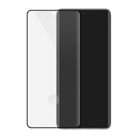 Protection d'écran en verre trempé Bord à Bord Incurvé pour Samsung Galaxy S20 Ultra, Noir