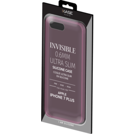 Coque ultra slim invisible pour Apple iPhone 7 Plus / 8 Plus 0.6mm, Rose Transparente