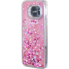 Case Bling Bling Glitter Case for Samsung Galaxy S7 Edge, Pink Lady