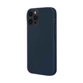 Coque en Gel de Silicone Doux pour iPhone 12/12 Pro, Bleu Oxford